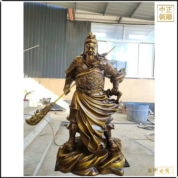 關羽大號銅雕像