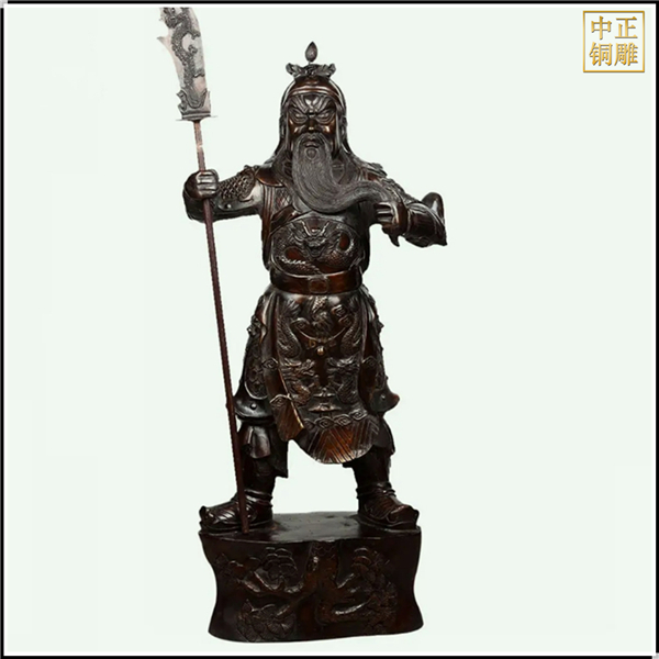 立刀關公銅雕塑鑄造.jpg